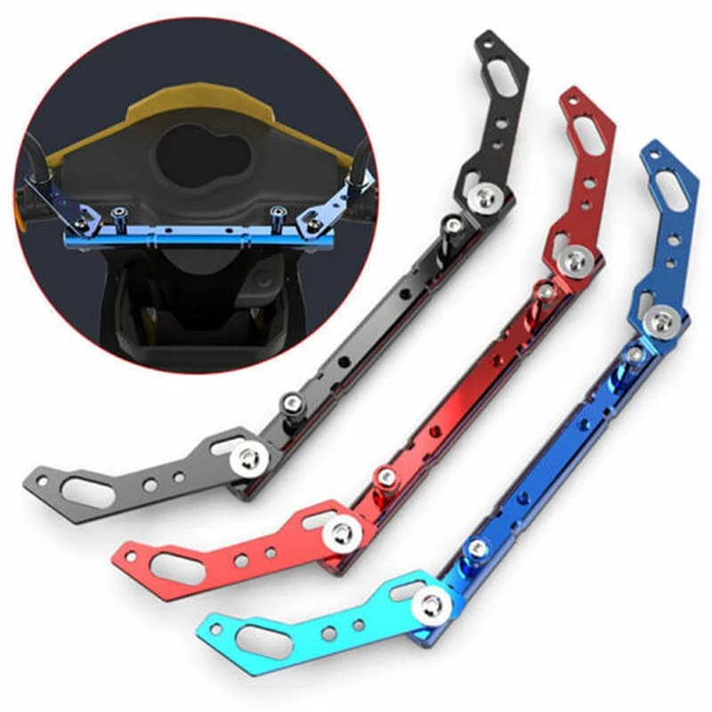 Motorcycle Handlebar Extension Balance Bar Mirror Mount Cross Bar Universal Bike Steering Accessories