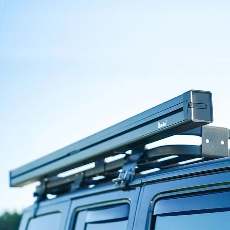 Awnlux 4x4 Retractable Offroad Vehicle Car SUV Aluminum Case Roll-up Awning Tent for Outdoor Camping Cars