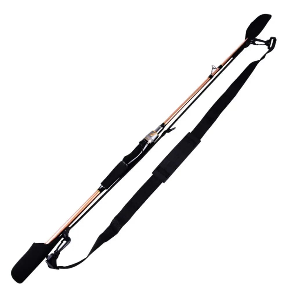 Portable Fishing Rod Storage Bag Adjustable Fishing Rod Shoulder Belt Fishing Rod Belt Protector Reel Fishing Accessories