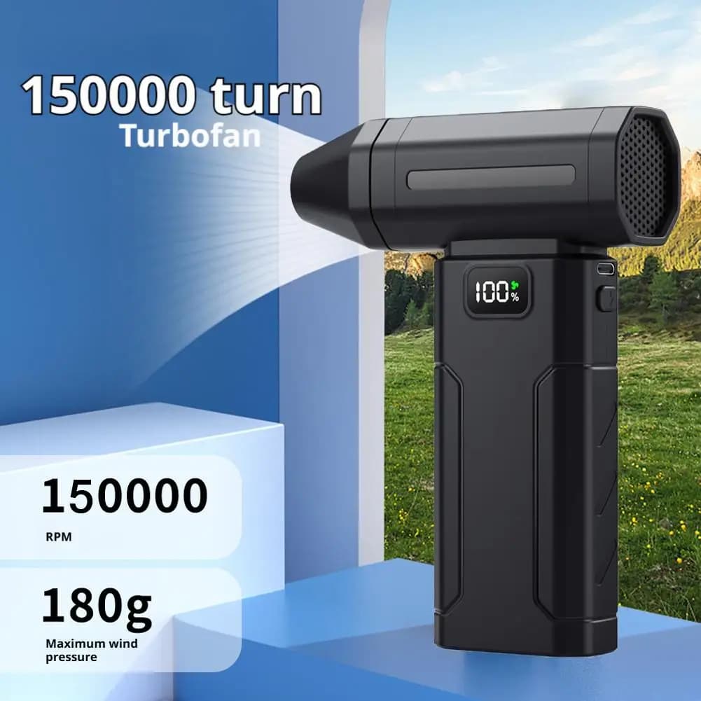 X8 Brushless Turbo Jet Fan Blower 150000RPM Powerful Electric Air Blower Vacuum Dust Cleaner Portable Air Puissant Tool For Car