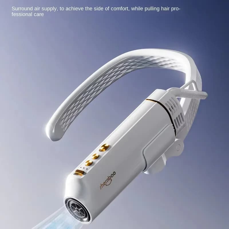 2026 New, High Quality Shenbao Hands-Free Neck Hanging Pet Hair Dryer 1000W 255g Lightweight Dog Grooming Blower for