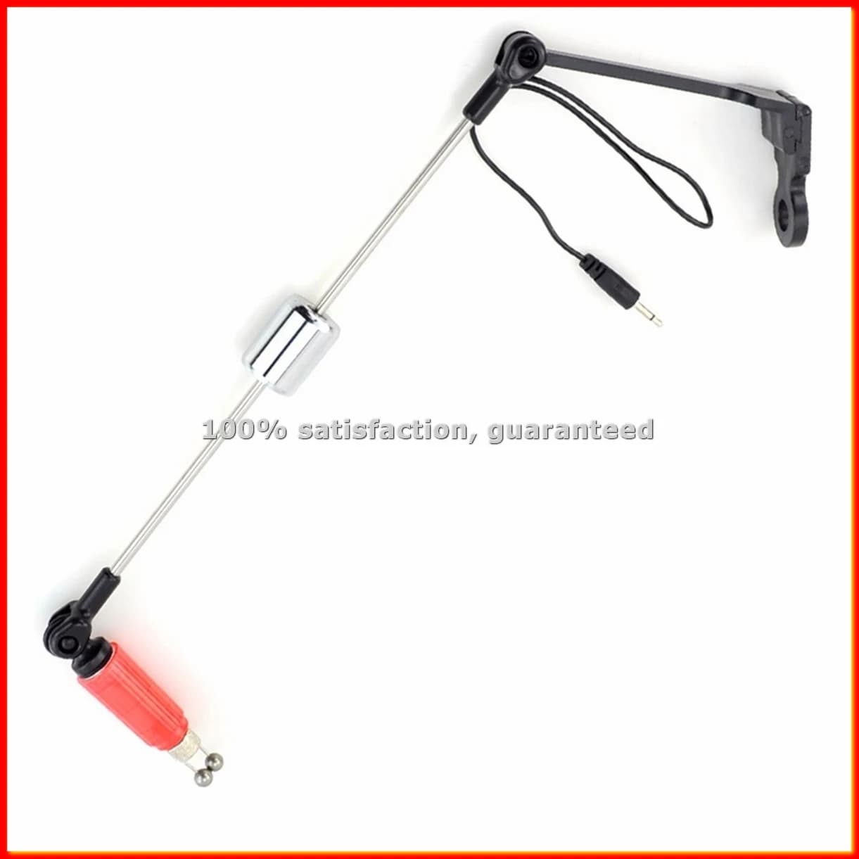 European Fishing Equipment, Carp Fishing Wobbler, Four-Color Flashing Hard Rod Alarm, Fishing Accessories Red-ABLM