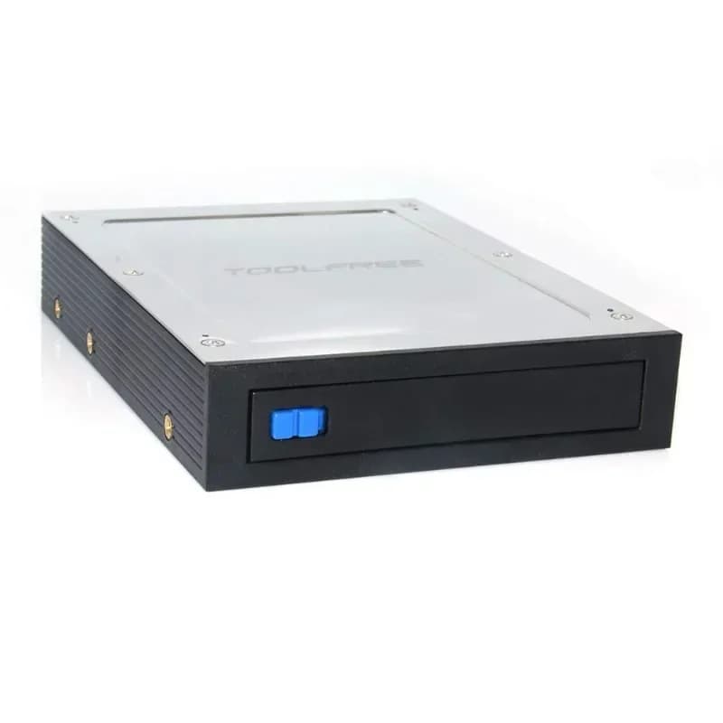 2.5 Inch To 3.5 Inch Internal Floppy Bay SATA III 6Gbps Tray-LESS Mobile Rack for 2.5" HDD SSD Hard Drive Backplane Enclosure
