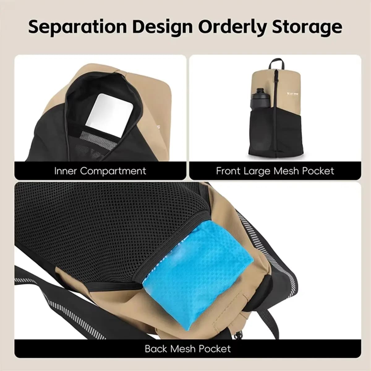 A61P  Cycling Backpack Large Capacity Waterproof Portable Bicycle Carrying Free Bag Hiking Climbing Running Cycling Bag A