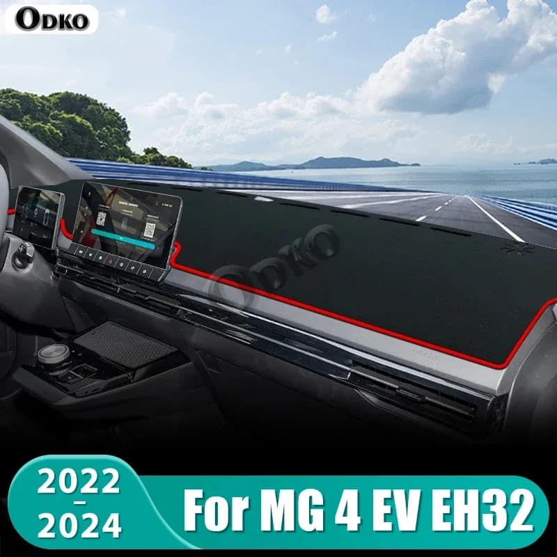 For MG 4 MG4 EV Electric EH32 Mulan 2022 2023 2024 Car Dashboard Mat Sun Shade Instrument Desk Non-slip Cover Accessories