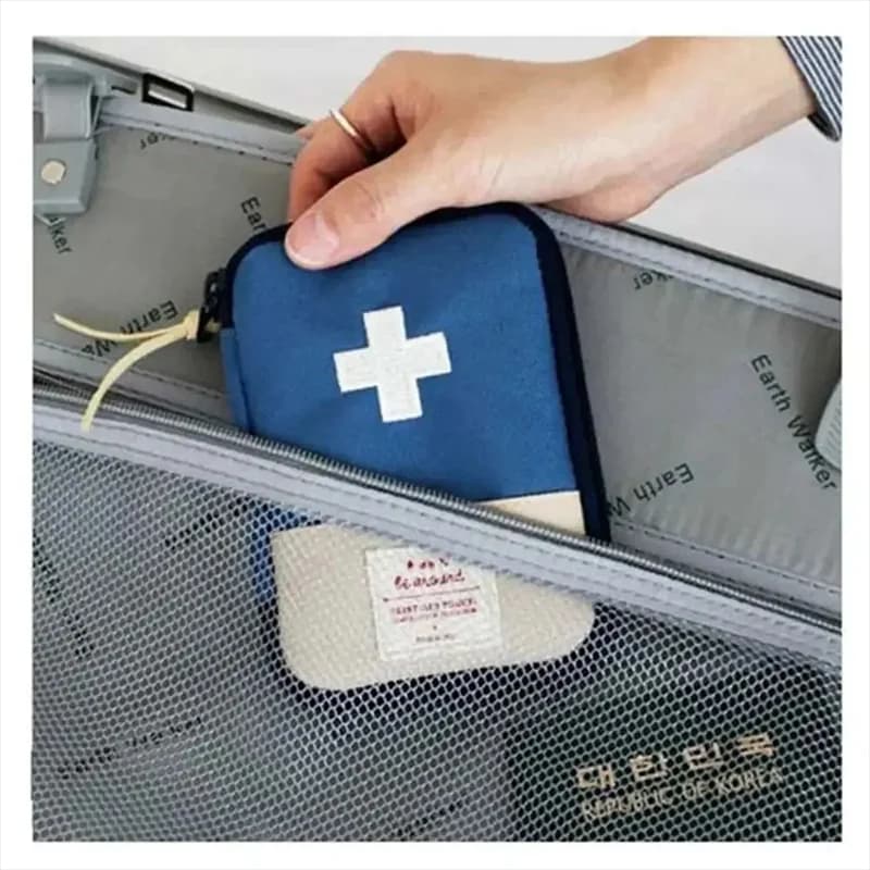In Stock Home First Aid Small Medicine Kit Home Medicine Storage Travel Outdoor Mini Portable Small Box Medical First Aid Kit