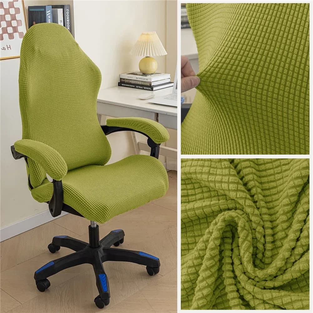 4Pcs/set Corn Velvet Office Gaming Chair Covers Esports Office Computer Game Chair Covers  Home Chair Covers