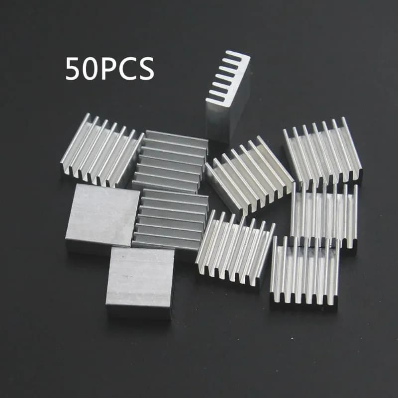 50pcs Extruded Aluminum Heatsink 14x14x6mm for Chip VGA RAM LED IC Electronic Radiator Cooler Cooling