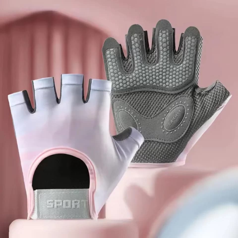 GTUBIKE Sports and fitness gloves, unisex, semi finger breathable equipment, training kettlebells, bicycle straps, wrist guards