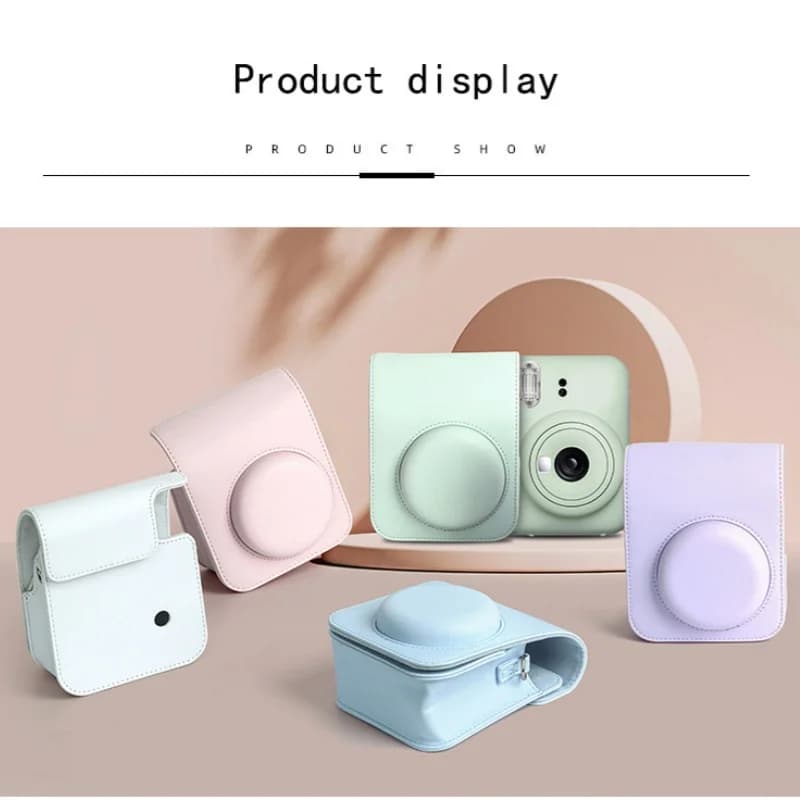 The PU leather Mini camera protection bag is suitable for Fujifilm Polaroid travel bags and does not include the camera