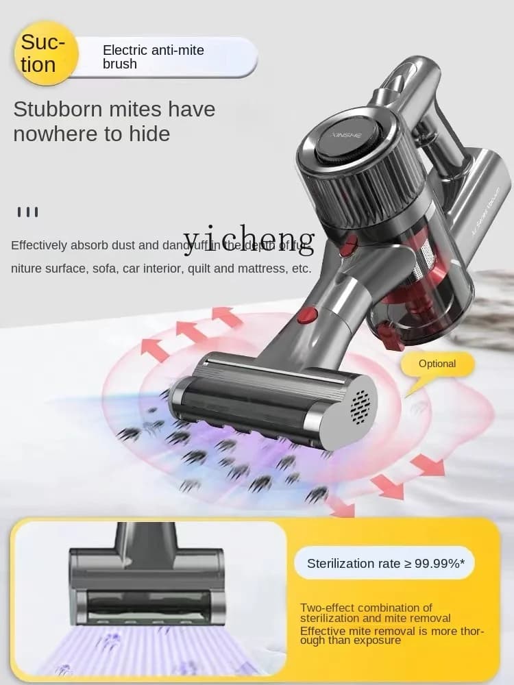 cc25 Vacuum Cleaner Household Handheld Large Suction Wireless Mop and Wipe Integrated Mites Instrument Wet and Dry Dual-Use