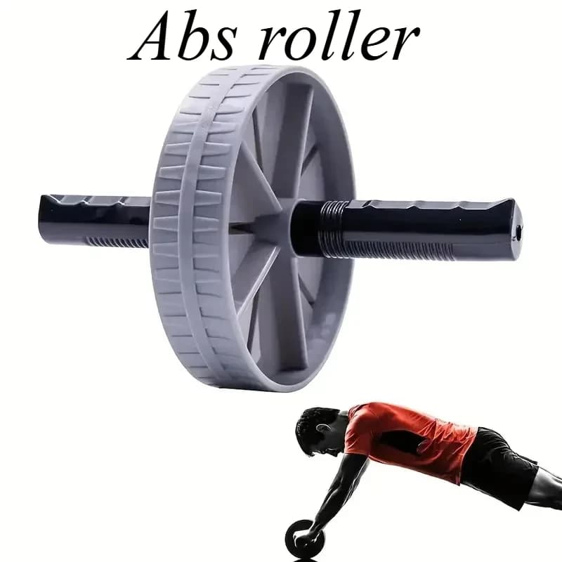1Pcs Abdominal Wheel Strong Load Bearing Non-slip Roller Strengthen Muscle Exercise Equipment Fitness Training Home Use Silent
