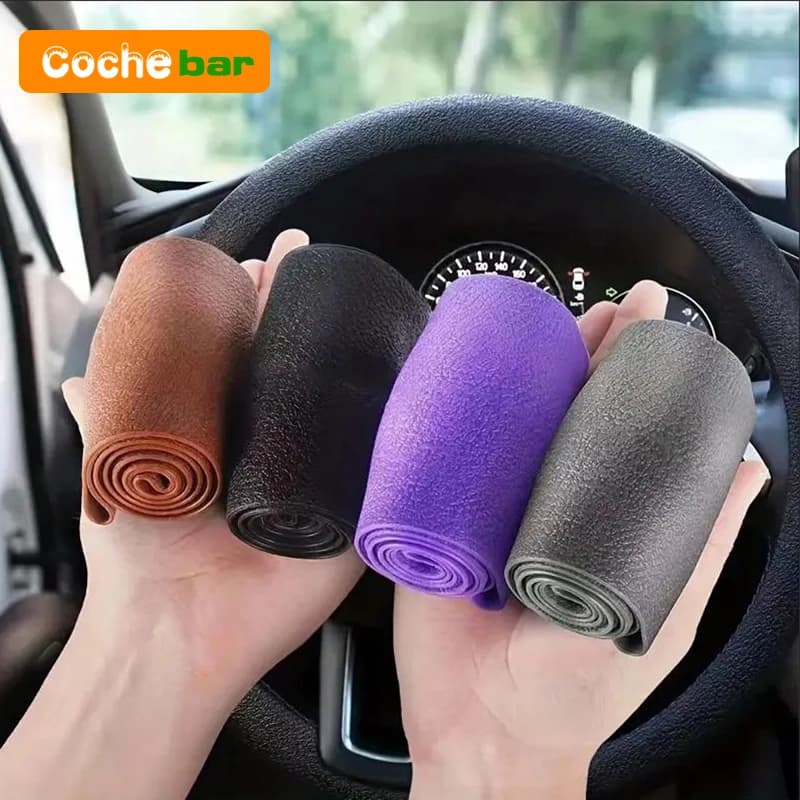 Silicone Steering Wheel Cover Ultra-thin Anti-slip Steering Wheel Cover Soft Silicone Accessories Universal Steering Wheel Cover