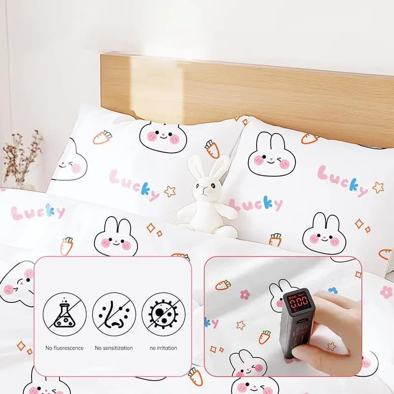 New Disposable 3/4-piece Bedding Set, Extra Thick Disposable Sheets, Duvet Covers, And Pillowcases For Hotels And Travel.