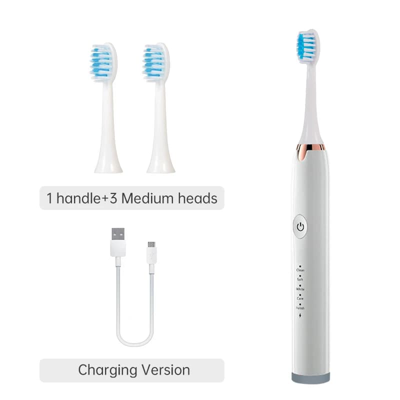 Tongwode Oral Cleaning Electric Tooth Brushes Long Lasting Smart Wireless Rechargeable Automatic Ultrasonic Electric Toothbrush