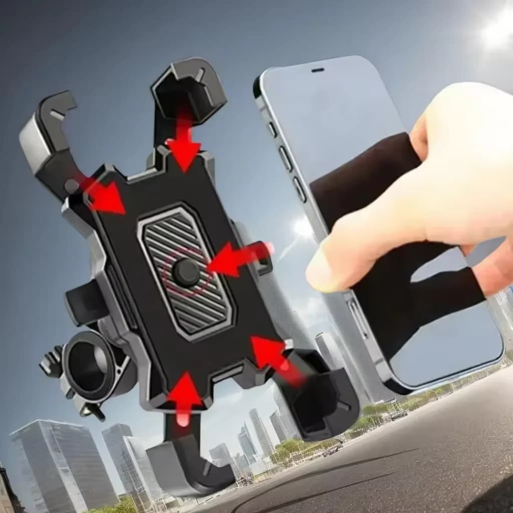 360° Rotatable Electric Bicycle Phone Holder for Smartphone Riding MTB Bike Moto Motorcycle Stand GPS Bracket Non-slip Cycling