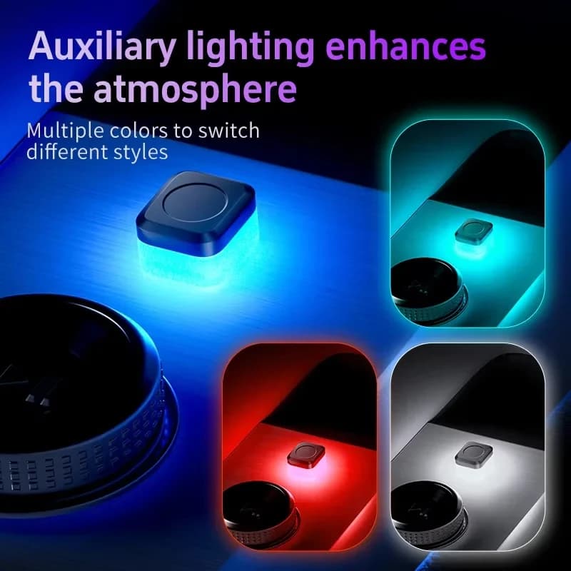 1pc Car USB Led Light mood lamp Plug Play Universal LED interior Atmosphere Light Auto Reading Lamp Decorations Decorative Strip