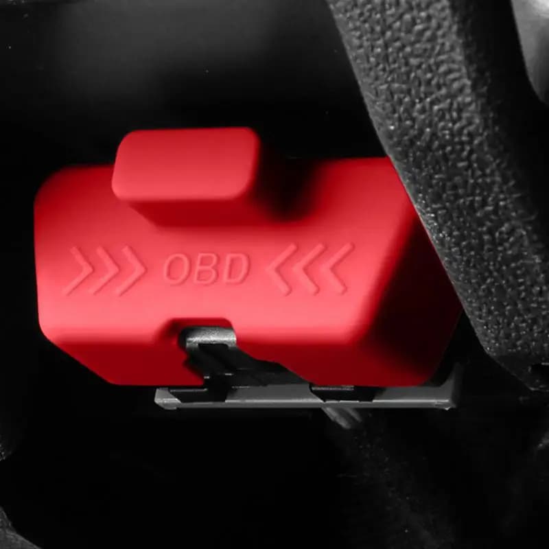 Silicone Car OBD Port Cover Waterproof Rust-proof OBD Port Lock Protective Sleeve Dust OBD Clogging Caps For Car Accessories