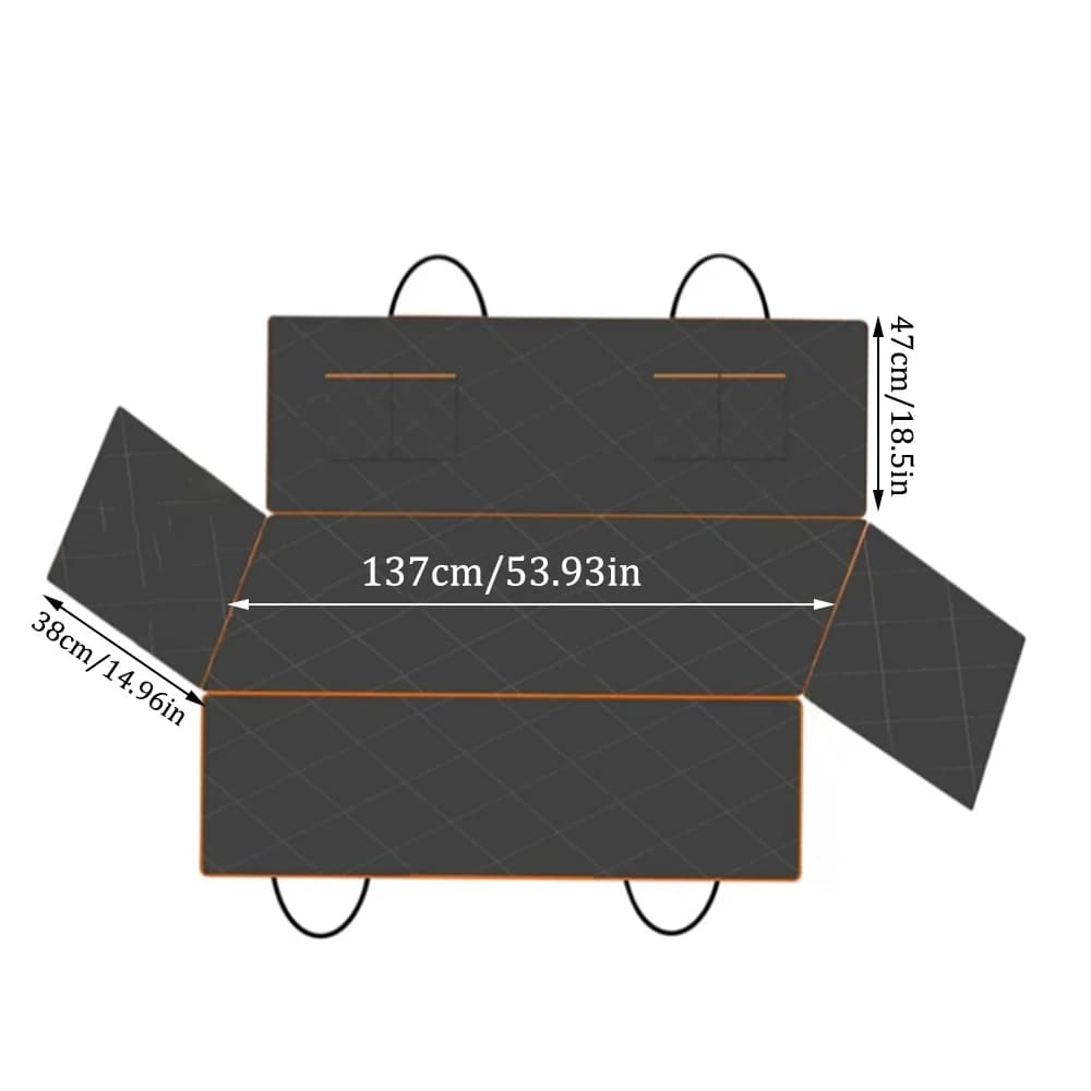 Ideal Car seat Cover, Upgrade Your Car Seats with this Waterproof, Scratch-Resistant Dog Hammock Cover!
