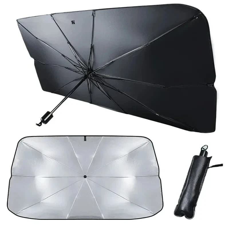 Car Sunshade Umbrella For Auto Shading Car Sun Shade Protector Parasol Summer Sun Interior Windshield Protection Curtain