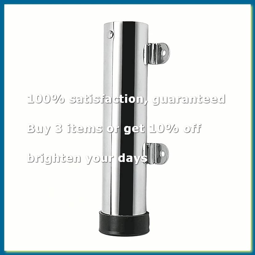 Stainless Steel Wall Rod Holder Marine Boat Side Wall Mounted Fishing Rod Rack for Ships Yachts Kayak Fishing Rod Holder