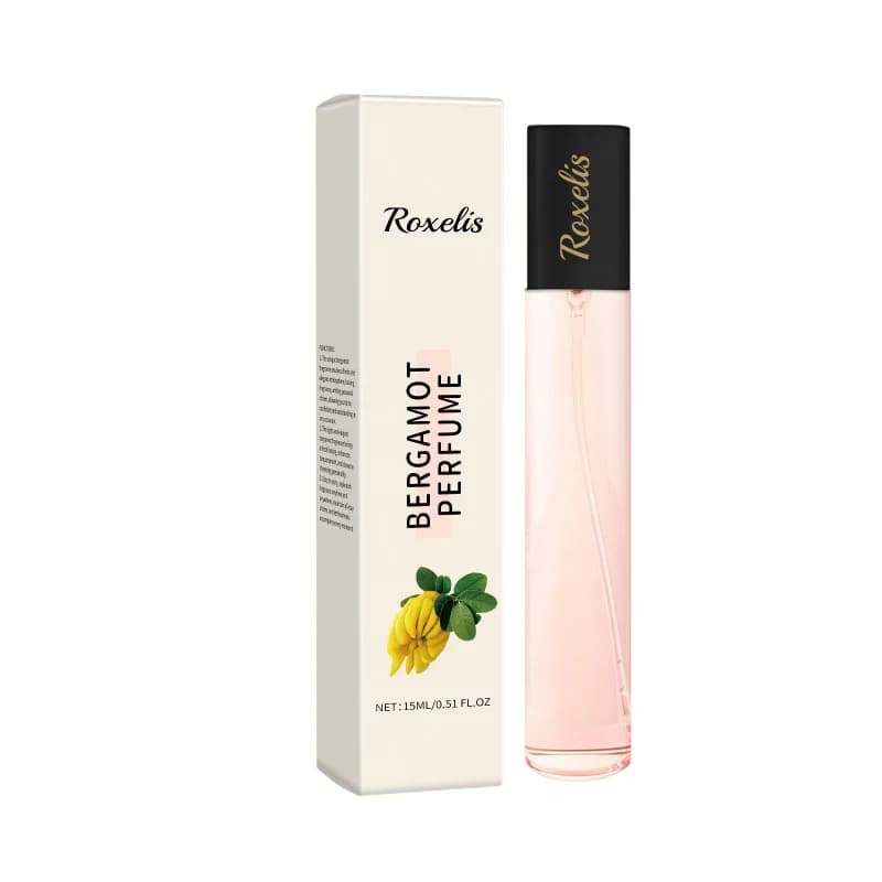 Elegant perfume Long-lasting fragrance, portable and easy to carry, bergamot and rose, elegant and fresh, exudes a niche aroma