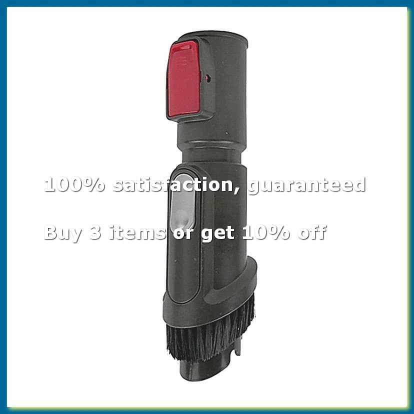2-in-1 Brush for P3/P6/P5 Vacuum Cleaner Replacement Soft Brush for P6/P5/P3 Vacuum Cleaner Parts Black-A009