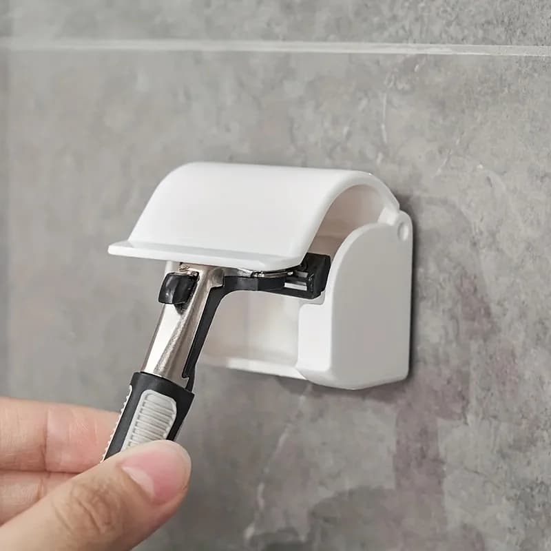 Organize Your Shower with a Razor Hanger and Electric Toothbrush Holder!