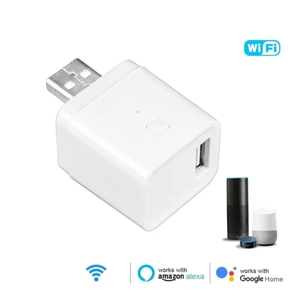 WiFi Micro USB Adaptor 5V WiFi USB Power Adaptor Smart Timing Charge Plug Works with Tuya Alexa Google Assistant Smart Life