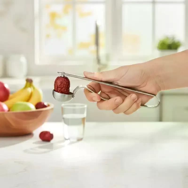 #@Stainless Steel Red Date Pitter Tool–Seed Corer Kitchen Gadget