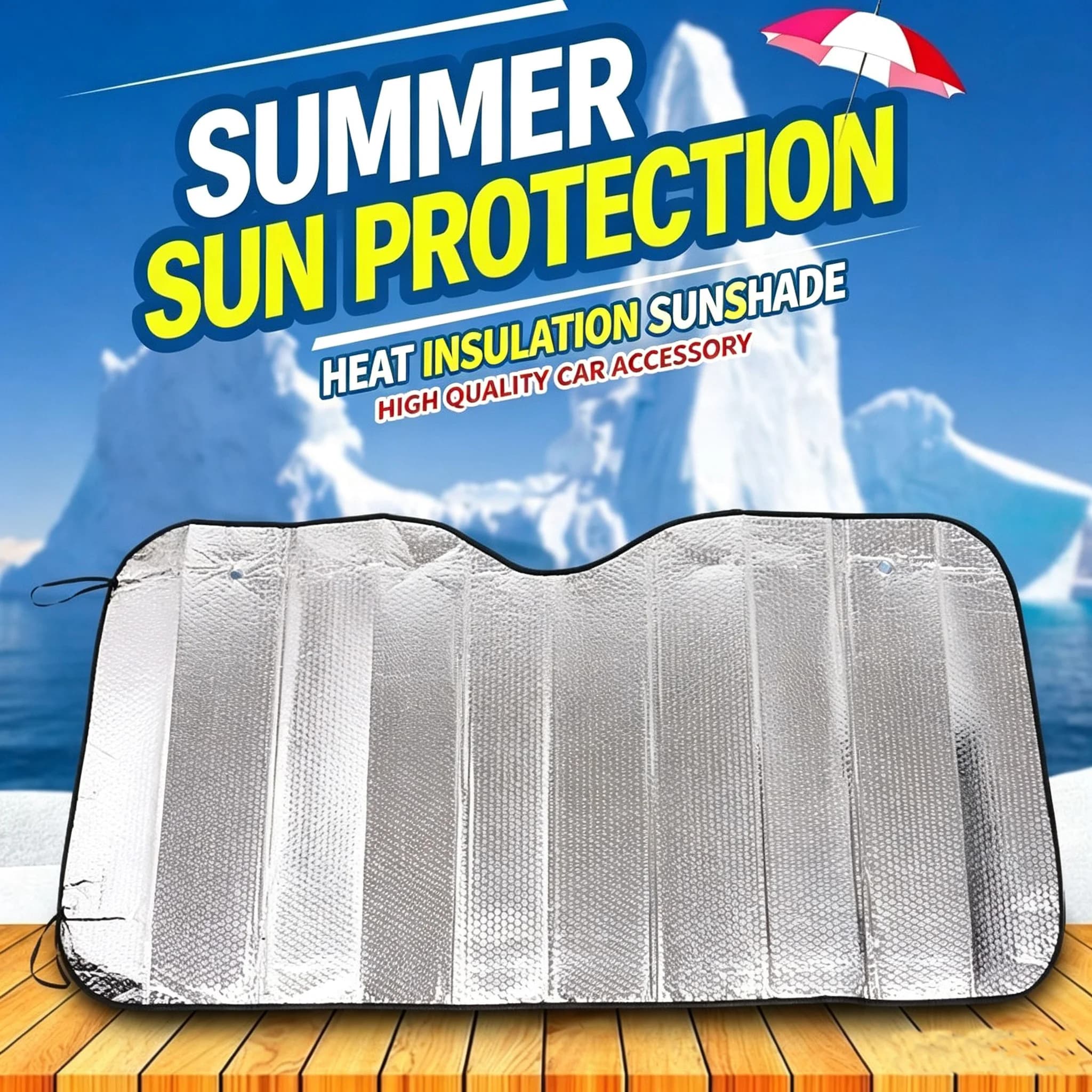 Car Window Sun Shade Windshield Snow Ice Anti-UV Protection Front Rear Windshield Block Cover Visor Auto Accessories