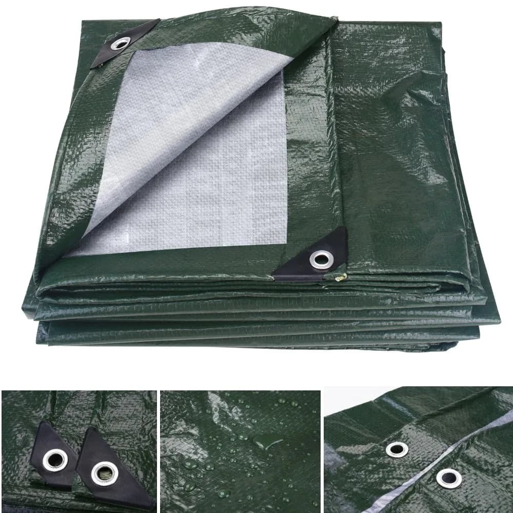 2026 5x4m 4x3m 3x3m Large Waterproof Tarp Camping Tent Outdoor Shade Sail Ultralight Garden Canopy Awning Tourist Beach Sun