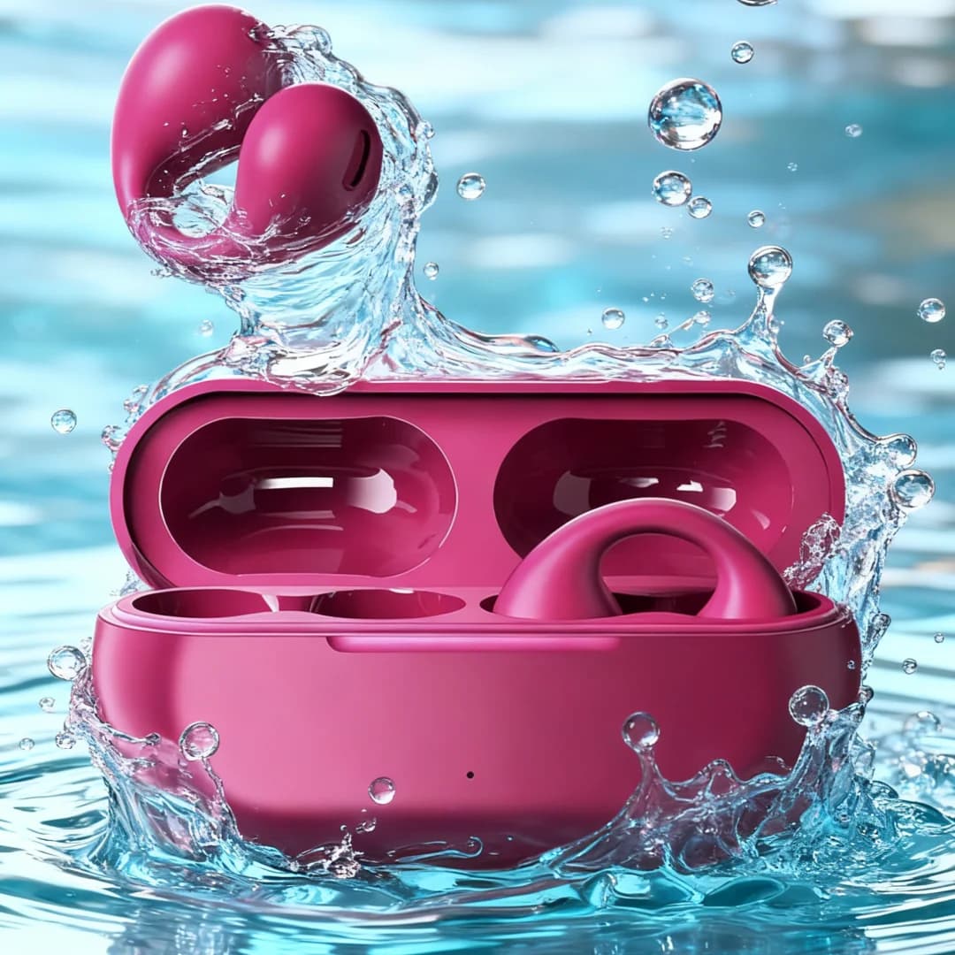 Wireless Bluetooth Earclip Earphone Outdoor Sport Earbud With Charging Bin HIFI Sound Earbud For Xiaomi Running Painless Headset