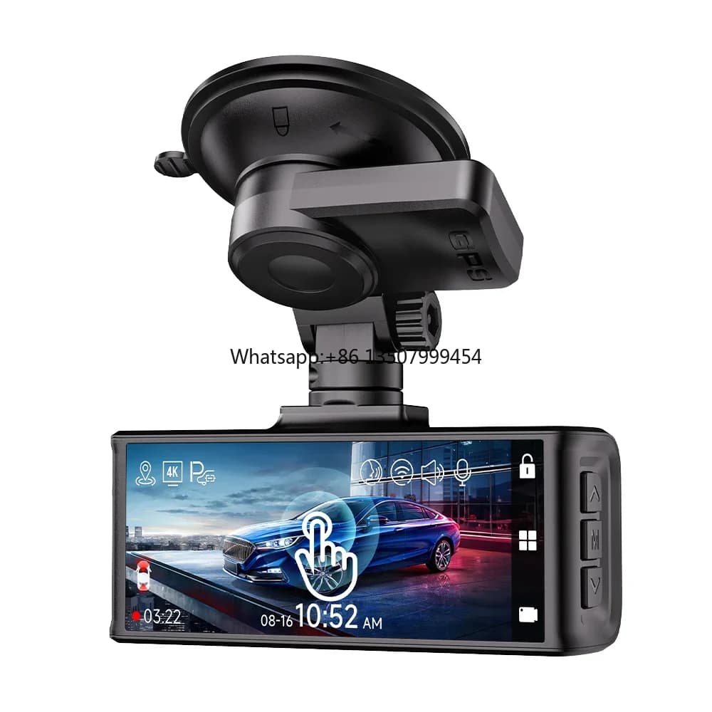 Dealer F7N-Touch Car Video Recorder Night Vision 4k Wifi Gps Smart Blackbox Dual Touch Screen Dash Cam