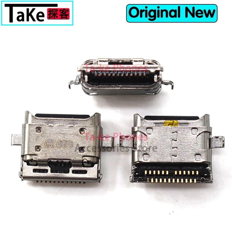 10-100Pcs For HuaWei P9 Micro USB Connector Type C 24pin DIP2 Charging tail plug flexible cable Dock Port