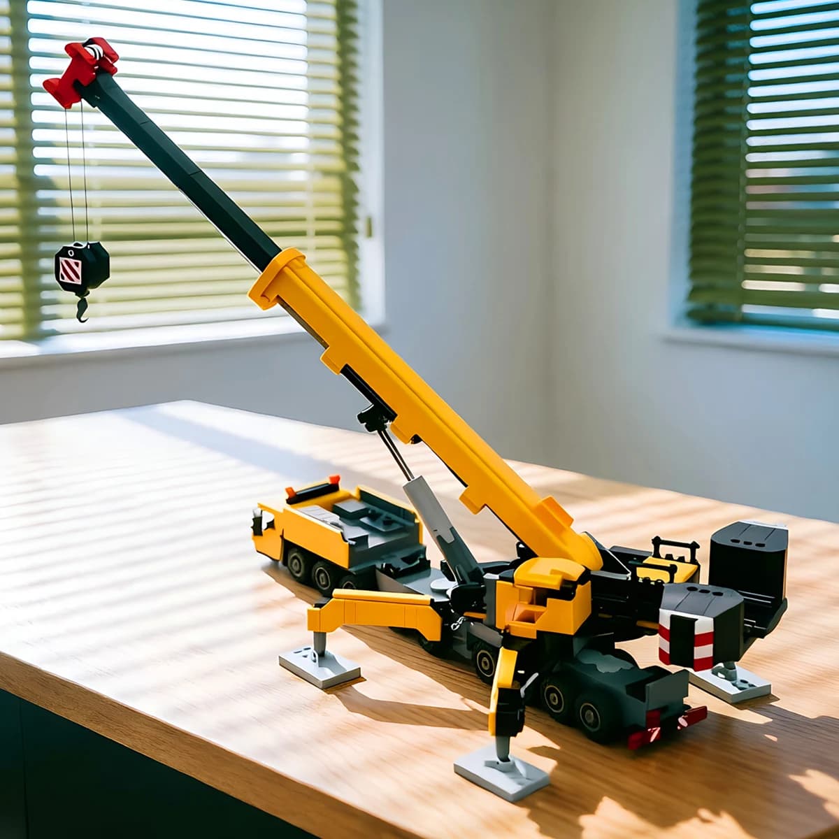 Home Decor Heavy Crane City Truck Engineering Construction Excavator Technical Blocks Model Building Brick Toy Birthday Gift Set