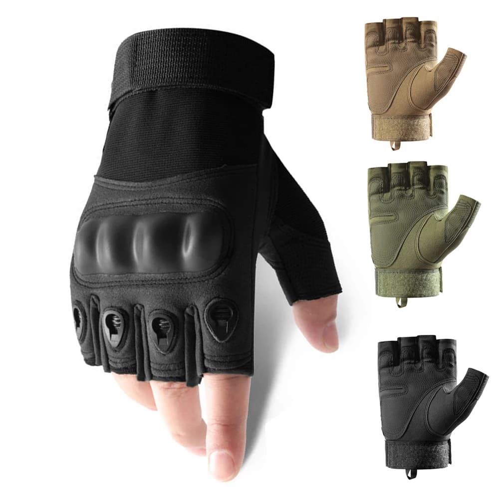 Outdoor Tactical Gloves Motorcycle Gloves Half Finger Military Men Women Combat Shooting Hunting Fitness Gloves Luva Moto