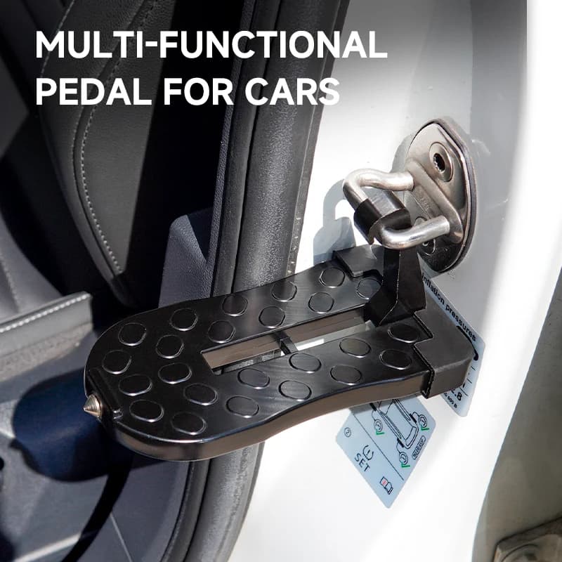 Universal foldable door auxiliary pedals, car roof rack pedals, door pedals, auto parts