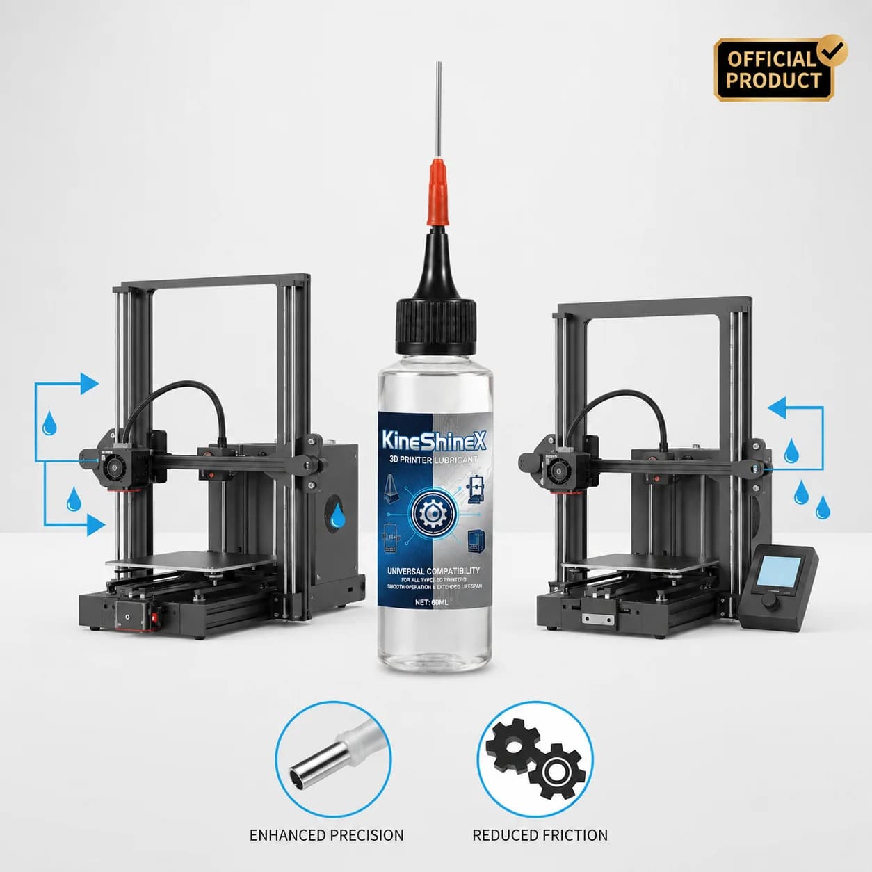 3D Printer Gear and Rail Lubricant Maintenance Oil Protects the 3D Printer's Lubricant