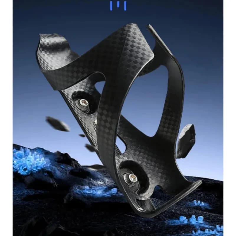 Nylon Carbon Fiber Bike Water Bottle Cage, Drink Cup Holder for Road MTB Gravel Bike