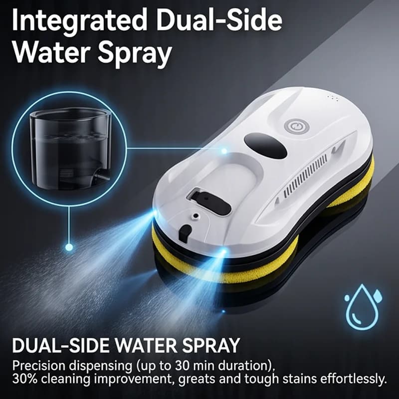 UPS System Robot Window Cleaner Vacuum Smart Home Appliance Auto Clean Glass Windows Washer Window Washing Electric Floor Mops