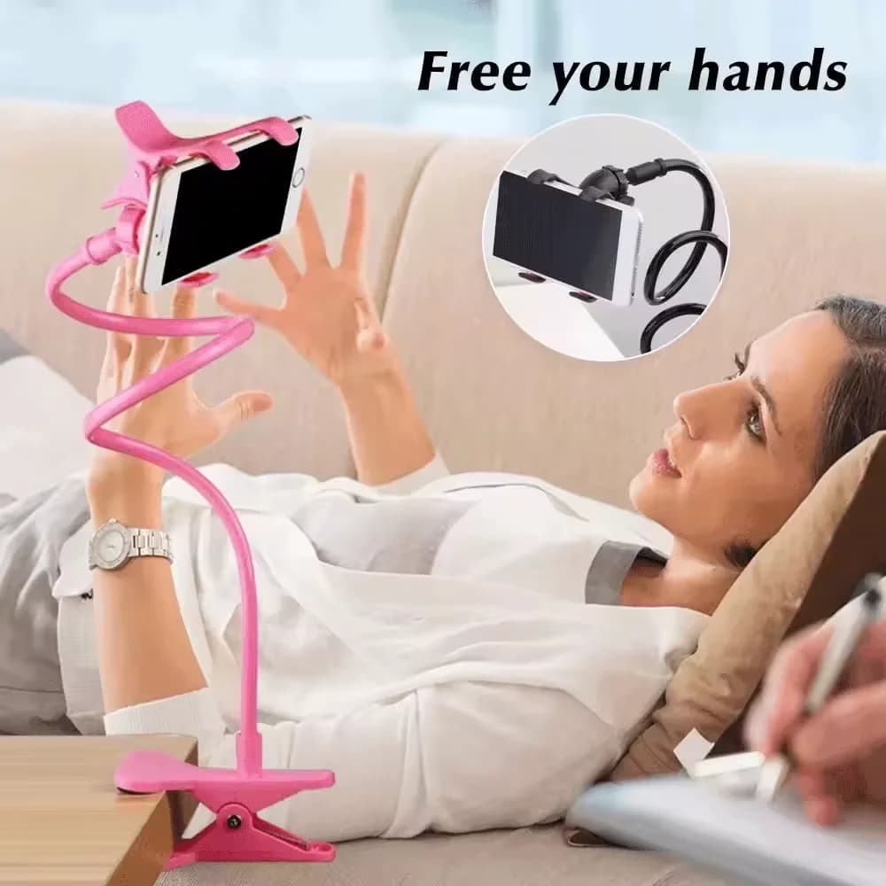 Phone Bracket Clamp Bedside Desktop Long Arm Lazy Person Universal Mobile Phone Stands Support For iPhone Xiaomi Huawei Samsung