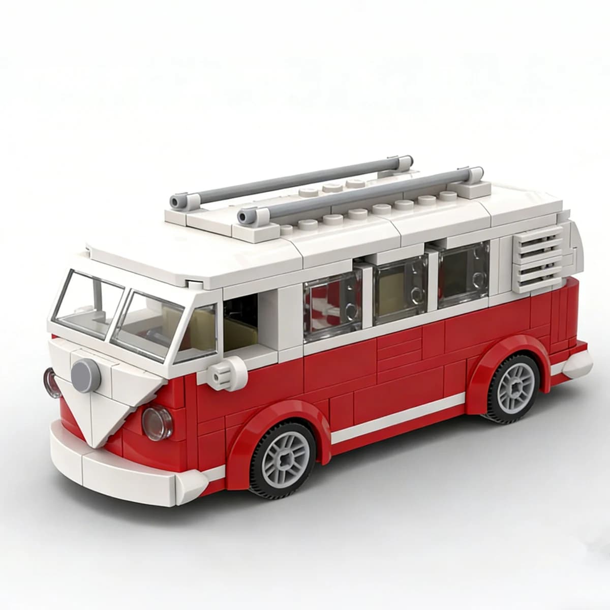 Technical T1 Building Blocks Van Vehicle  Model  Camper Car MOC Toys For Toy Gifts City Car Bricks