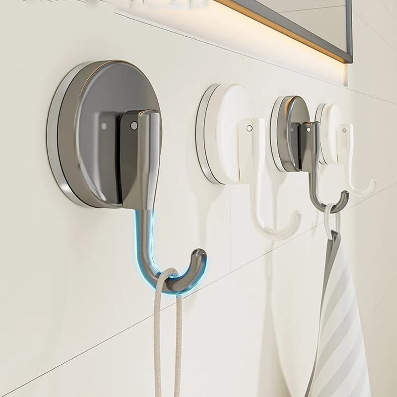 Suction Cup Hooks Punch-free Multifunctional Hanging Key Clothes Hook Bathroom Robe Coat Towel Hook Kitchen Organizer Accessorie