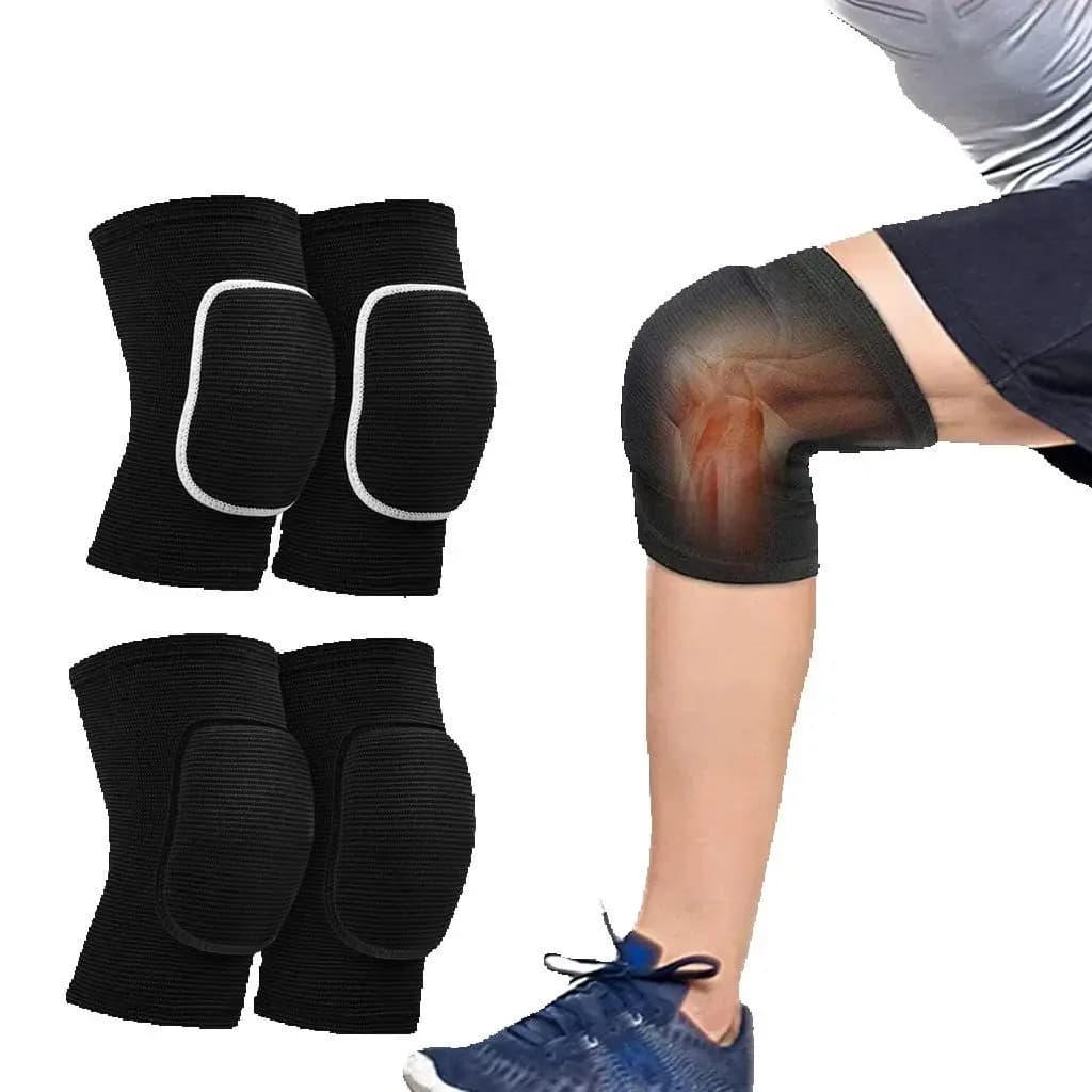 WorthWhile Dancing Knee Pads for Volleyball Yoga Women Kids Men Patella Brace Support EVA Kneepad Fitness Protector Work Gear