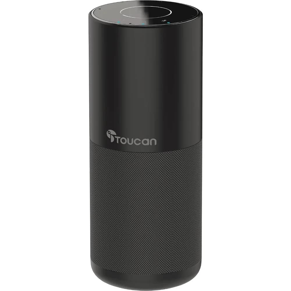 Speakerphone for Virtual Meetings: 360 Voice Pickup, Wireless & USB Connectivity, AI Noise Reduction