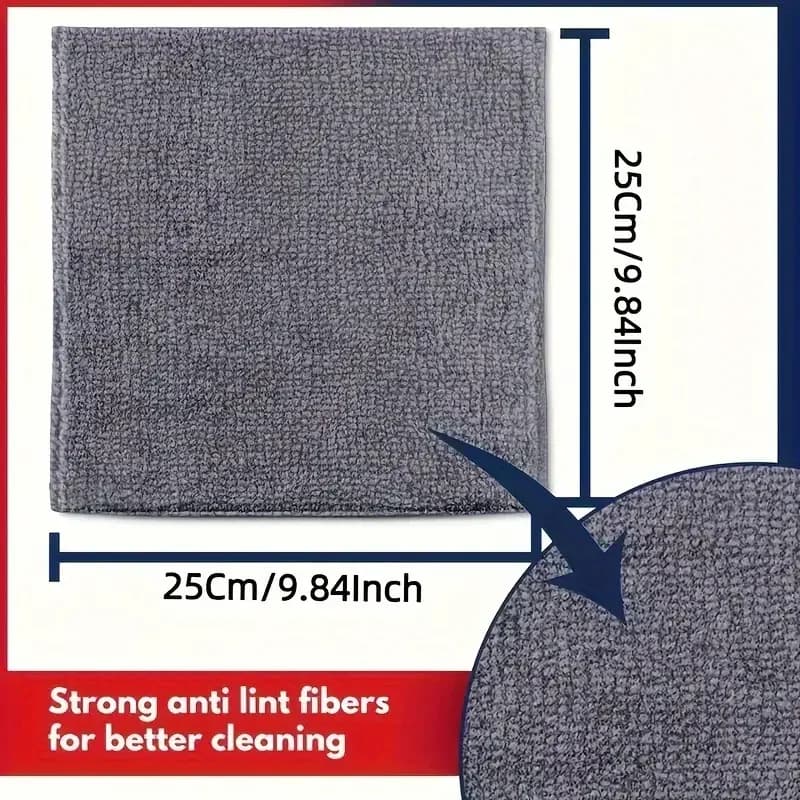Thick Microfiber Cleaning Cloths Lint-Free Reusable Absorbent Towels for Car Window Durable Cleaning Towel Cloths