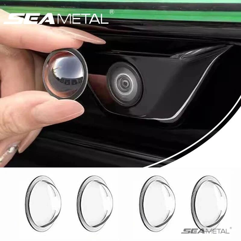 SEAMETAL 2/4PCS Waterproof Anti Scratch Car Backup Camera Protector Universal Rear View Camera Lens Cover