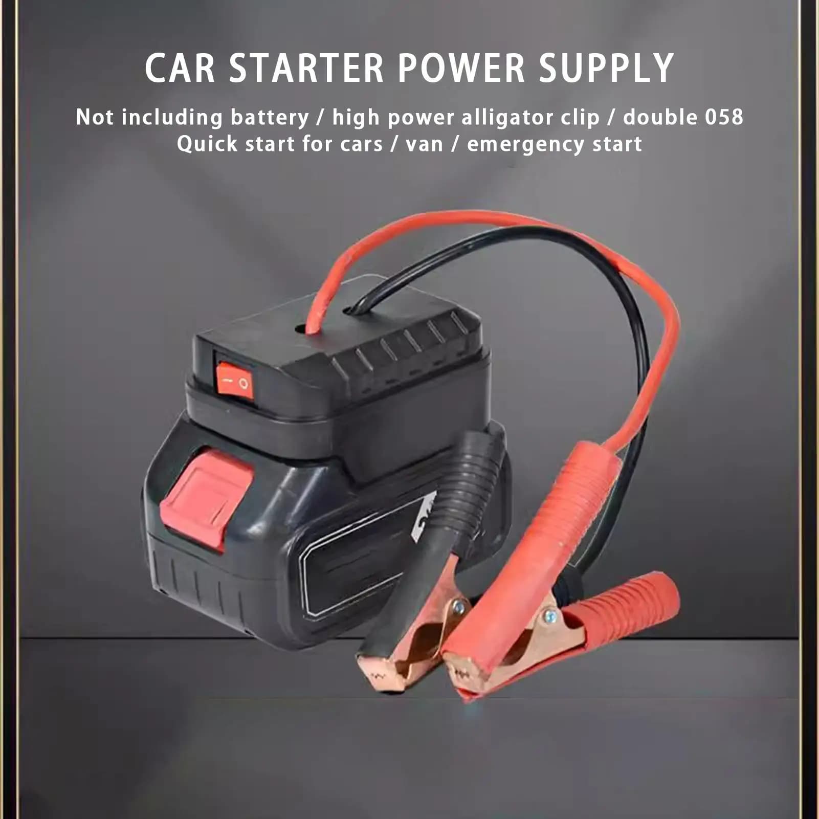ForMakita Jump Starter Battery Pack Lithium Jump Starter Portable Jumper Box Battery Pack Quick Charging Automotive Booster