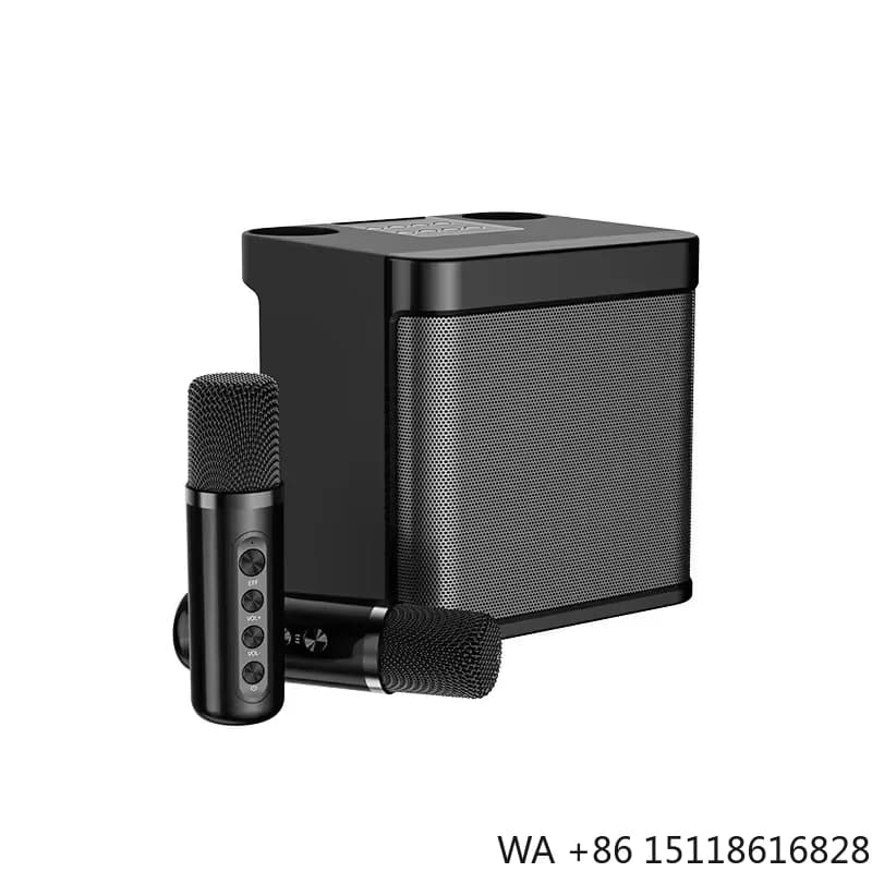 Ktv Stereo Karaoke Machine Portable Bluetooths Karaoke Speaker for Adults and Kids With 2 Wireless Microphones